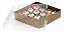 CAIXA FDO KRAFT 16 DOCES TAMPA TRANSPARENTE PCT C/10 UND - Imagem 1