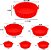 KIT 6 FORMAS SILICONE PARA AIR FRYER - Imagem 2