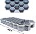 FORMA GELO SILICONE HEXAGONAL 20X12X2 - Imagem 1