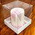 CAIXA FUNDO PAPEL BRANCO COM ACETATO G 14,4X14,4X16 500G UNIDADE - Imagem 1