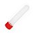 TUBETE M 40ML C/ TAMPA VERMELHA C/10 - Imagem 1