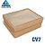 CAIXA RETANGULAR C/TAMPA DE VISOR KRAFT 23X16X9CM UNIDADE - CV7 - Imagem 1