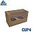 CAIXA PARA 2 CUPCAKE KRAFT 17X8,5X10CM UNIDADE - CUP4 - Imagem 1