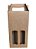 CAIXA PARA 2 VINHOS KRAFT 16,5X8X33CM UNIDADE - CVK2 - Imagem 2