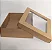 CAIXA QUADRADA COM TAMPA DE VISOR KRAFT 27X27X9CM UNIDADE - CV8 - Imagem 2