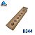 CAIXA PARA FLOR 5 DOCES KRAFT TAMPA ACETATO 32X6X5,5CM UND - K344 - Imagem 2