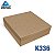 CAIXA QUADRADA KRAFT 21X21X8,5CM UNIDADE - K336 - Imagem 2