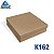 CAIXA QUADRADA KRAFT 17,5X17,5X5CM UNIDADE - K162 - Imagem 2