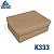 CAIXA RETANGULAR KRAFT 23X16X9CM UNIDADE - K333 - Imagem 2