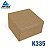 CAIXA QUADRADA PEQUENA KRAFT 14X14X8CM UNIDADE - K335 - Imagem 2