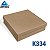 CAIXA PRESENTE KRAFT 13,5X13,5X4CM UNIDADE - K334 - Imagem 2
