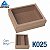 CAIXA COM VISOR P/GARRAFA E 10 DOCES KRAFT 23X18,5X6,5CM UNIDADE - K025 - Imagem 2