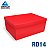 CAIXA RETANGULAR VERMELHA 33X24X14CM UNIDADE - RD14 - Imagem 1