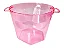 BALDE GELO SEXTAVADO ROSA TRANSPARENTE - Imagem 2