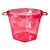 BALDE GELO SEXTAVADO VERMELHO TRANSPARENTE - Imagem 1