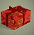 BOBINA PRESENTE 60CM VERMELHO COM DOURADO 332 - Imagem 2