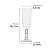 TACA ACRILICO CHAMPAGNE CRISTAL C/4 220ML - Imagem 3