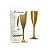 TACA ACRILICA CHAMPAGNE DOURADA 120ML C/4 UND - Imagem 1