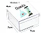 CAIXA ACRILICA 7X7X4 PACOTE C/10 UND TRANSPARENTE - Imagem 2