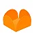 FORMA 4 PETALAS LARANJA C/50 UND - Imagem 2
