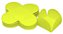 FORMA 4PETALAS AMARELO NEONC/50 - Imagem 2