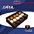 CAIXA VISOR ACETATO FDO MARROM 15 DOCES C/10 - 17 x10,7x 4cm - Imagem 2