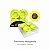 FORMA P/ DOCE MARGARIDA NEON AMARELO 40 UN - Imagem 2