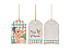 TAGS DECORATIVA PRESENTES FELIZ PASCOA 5x8 PT C/12 UN - Imagem 1