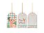 TAGS DECORATIVA PRESENTES FELIZ PASCOA 5x8 PT C/12 UN - Imagem 1