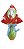 ENVELOPE METALIZADO FLOQUINHOS PASCOA 35x35 PT C/25 UN - Imagem 2
