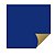 FOLHA DOUBLE FACE ACETINADO AZUL MARINHO/OURO EMBALAR OVO 69X89 C/25 UND - Imagem 1