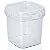 BALDE QUADRADO 500ML S/ALCA C/TPA 20U - Imagem 1