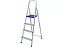 ESCADA ALUMINIO 4 DEGRAUS USO/DOMESTICO 5102 - Imagem 1