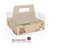CESTA PORTA 6OVOS 50GR C/ALCA PASCOA ENCANTADA 7X15X15 C5 - C4864 - Imagem 1