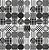 BOB.40 CASUAL BOLAS/QUAD PRTO BCO REF300 - Imagem 1