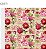 BOB.60 FLORAL REF C0311 TONS VERMELHO E ROSA - Imagem 2
