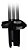 DISPENSER COPO 150/180/200ML PRETO NOBRE - Imagem 1