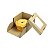CAIXA KRAFT C/VISOR P/ BOLOS CASEIROS 16,5X16,5X12CM - Imagem 1