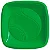 PRATO 21 QUADRADO VERDE ESCURO C/10 - Imagem 1
