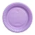 PRATO 15CM BIODEGRADAVEL REDONDO RASO LILAS CANDY C/10 - Imagem 2