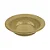 PRATO 15CM BIODEGRADAVEL REDONDO FUNDO DOURADO C/10 - Imagem 1