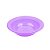 PRATO 15CM BIODEGRADAVEL REDONDO FUNDO LILAS C/10 - Imagem 1