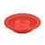 PRATO 15CM BIODEGRADAVEL REDONDO FUNDO VERMELHO C/10 - Imagem 1