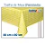 TOALHA MESA XADREZ AMARELA 80X80 C/10 - Imagem 1