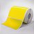 ROLO DE ETIQUETAS 100MMX100MM - PAPEL COUCHE - 1 COLUNA 3 MT AMARELA - Imagem 1