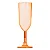 TACA ACRILICA CHAMPAGNE LARANJA 220ML UND - Imagem 1
