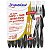 KIT SACHE GARFO E FACA EXTRA FORTE PRETO C/20 - Imagem 1
