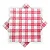 GUARDANAPO XADREZ VERMELHO 20X21 C/50 UND - Imagem 1