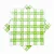 GUARDANAPO 20X21 XADREZ VERDE CLARO C/50 UND - Imagem 1