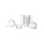 BASE COPO DE CAFE TRANP C/10 UNID - Imagem 1